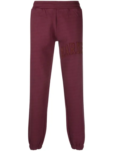 MARKET logo-appliqué track pants Red 39000544