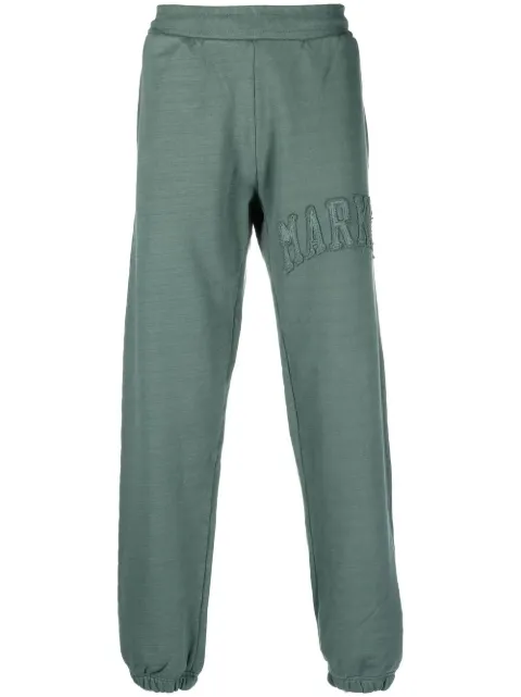 MARKET logo-appliqué track pants Green 39000544