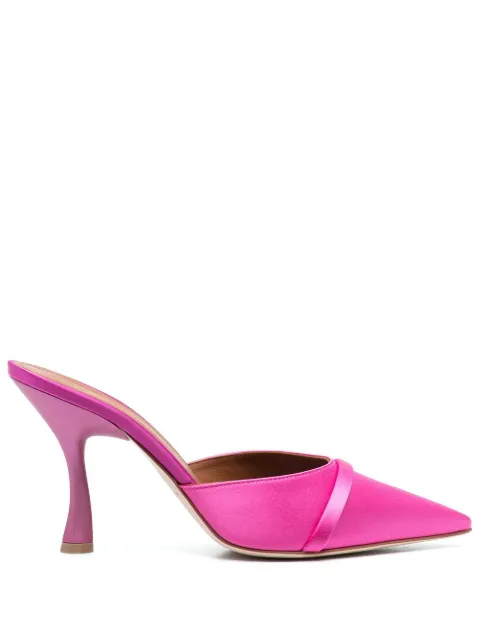 Malone Souliers 95mm sculpted heeled mules Pink JOELLA9013