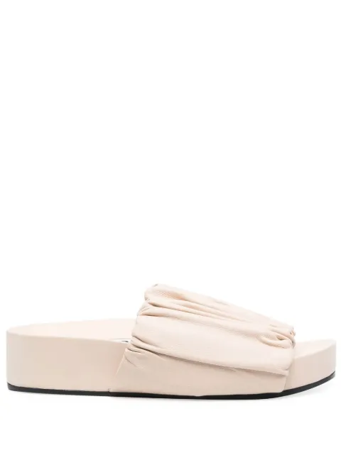 Jil Sander leather platform sandals Neutrals J15WP0065P5057