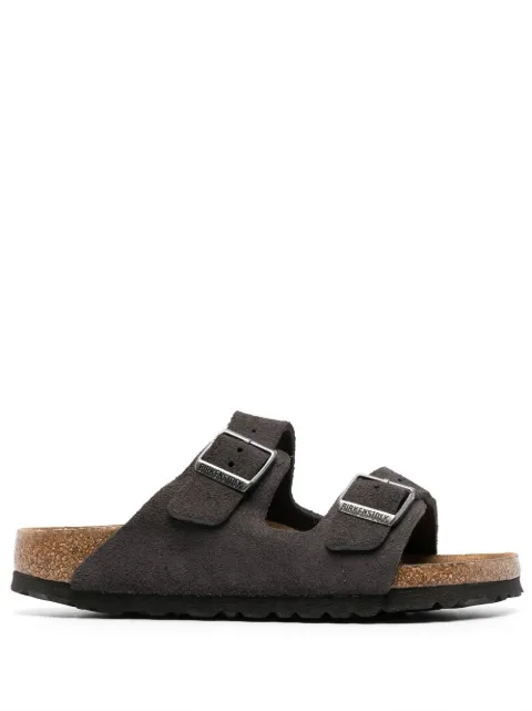 Birkenstock Arizona leather buckle-detail sandals Grey 0552323