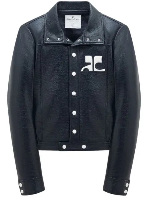 Courrèges Reedition vinyl jacket Blue PERCBL017VY00147075