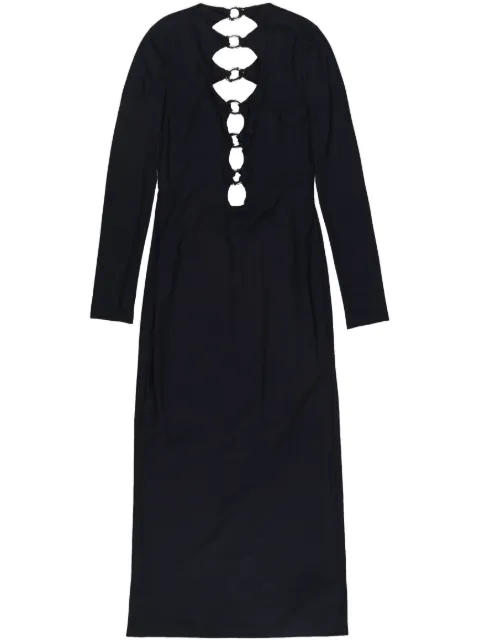 Burberry open-back Corrine dress Black 8062655