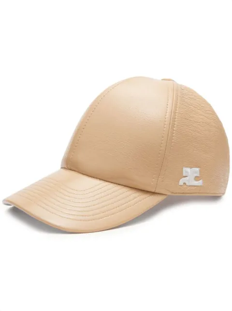 Courrèges Reedition vinyl baseball cap Neutrals PERACT002VY0014