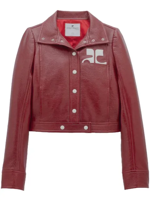 Courrèges Reedition vinyl jacket Red PERCBL005VY00144034