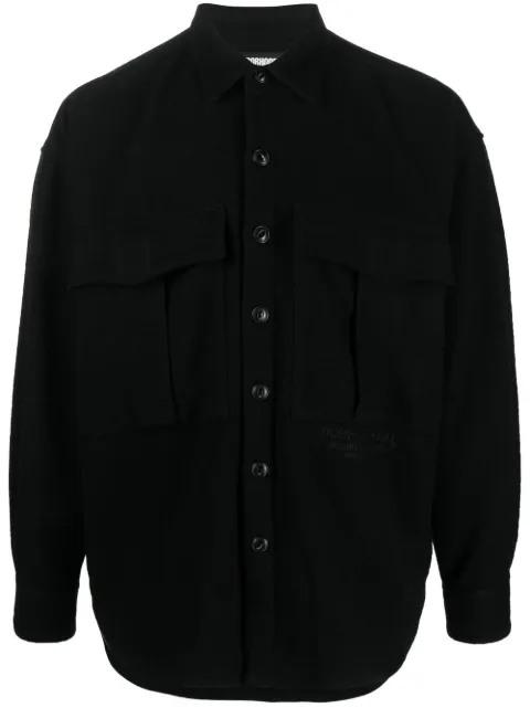 Neighborhood neighborhood chest pocket shirt Black 22214KHNSHM01