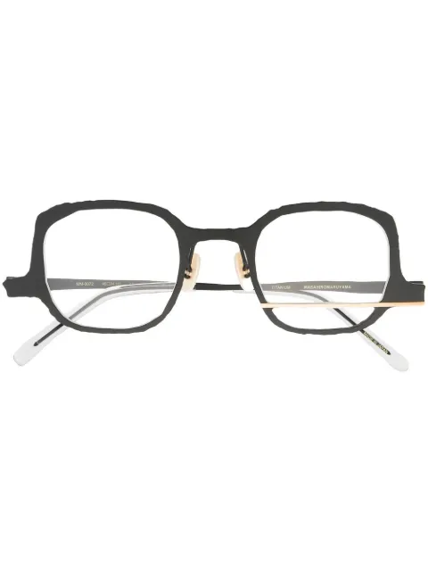 MASAHIROMARUYAMA strap-detail upside-down glasses Black MM0072