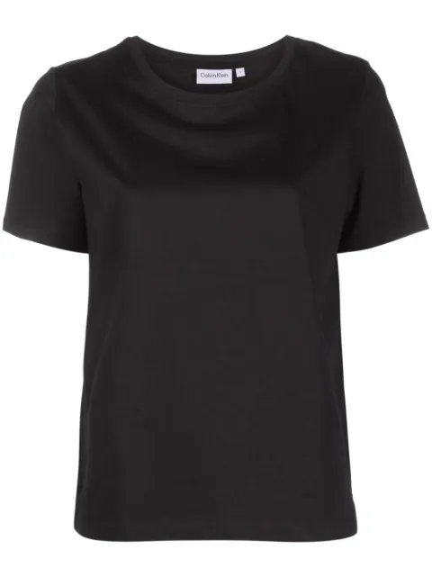 Calvin Klein round-neck short-sleeved T-shirt Black K20K205410