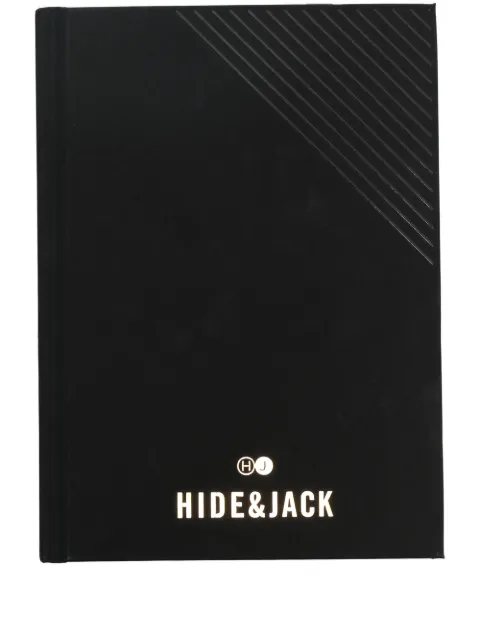Hide&Jack logo-print ruled notebook Black NOTESBLACK