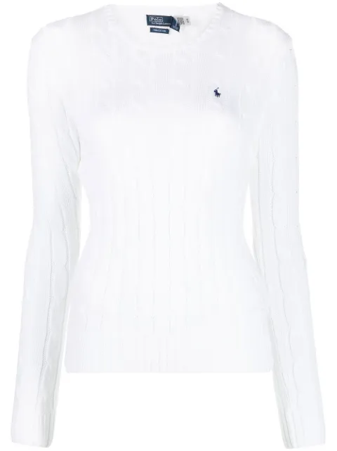 Polo Ralph Lauren Julianna cable-knit jumper White 211891640001