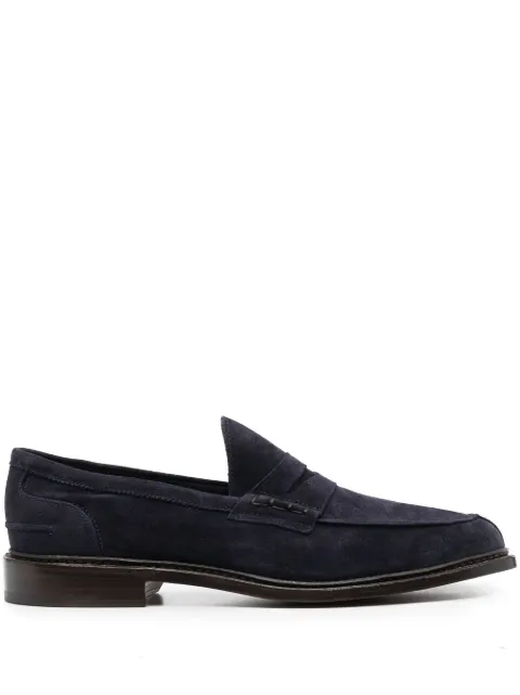 Tricker's Adam slip-on style loafers Blue ADAMCASTORINO