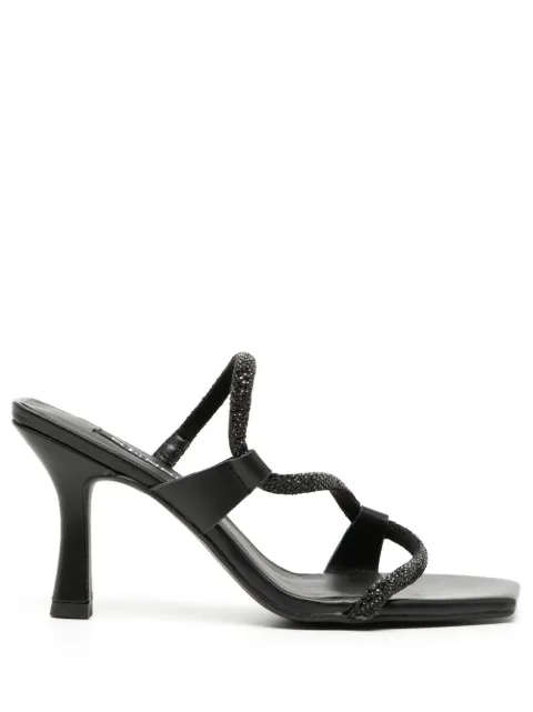 Senso Umee 90mm square-toe sandals Black UMEE