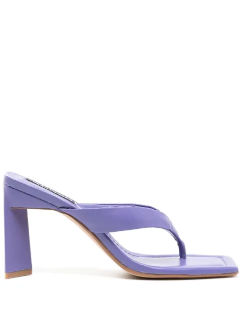 Senso Vale square-toe 85mm sandals Purple VALE