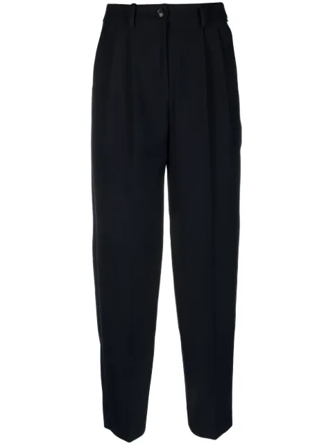 Tommy Hilfiger pleated tapered wide-leg trousers Blue WW0WW37287