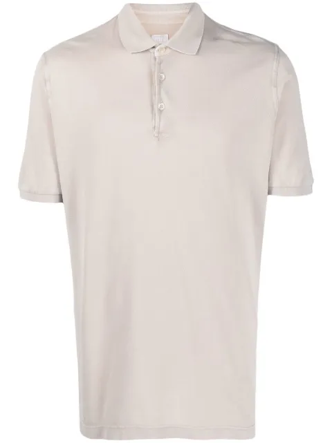 Fedeli short-sleeve polo shirt Neutrals 6UEF0108