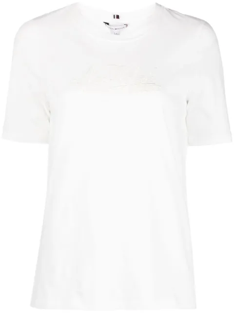 Tommy Hilfiger embroidered New York T-shirt White WW0WW37351