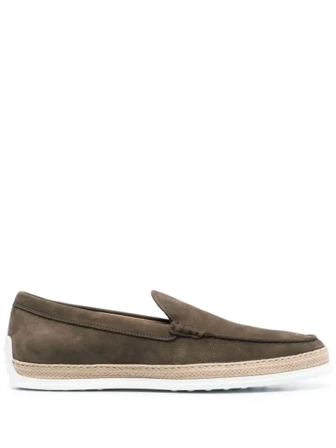 Tod's slip-on style loafers Green XXM0TV0AJ306RN
