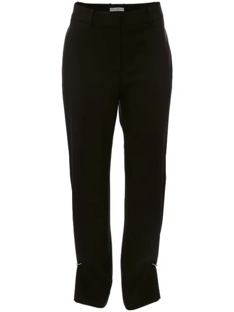 JW Anderson ring detail slim-leg trousers Black TR0281PG0011