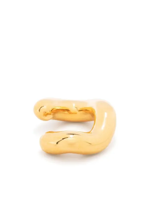 Charlotte Chesnais wave ear cuff Gold 22BO118VER