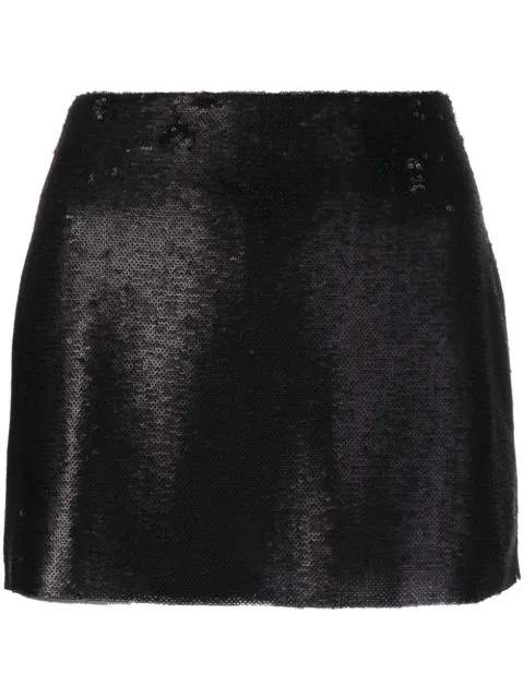 GAUGE81 Kailua sequin-embellished miniskirt Black 223322SEQUIN100
