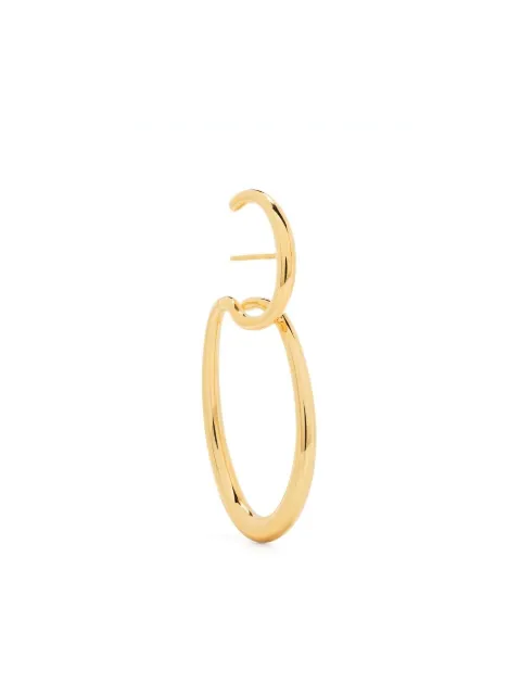 Charlotte Chesnais Delta large hoop earring Gold 22BO120VER