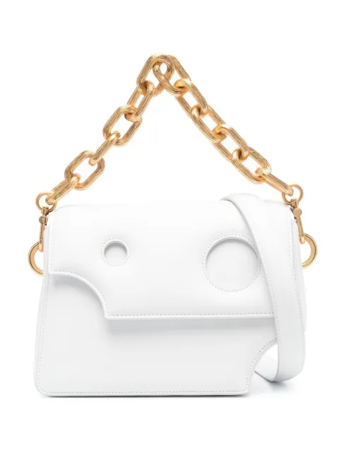 Off-White Burrow 24 shoulder bag White OWNN101C99LEA0010100