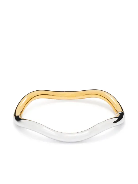 Charlotte Chesnais Wave two-tone bracelet Silver 22BR007VEAR