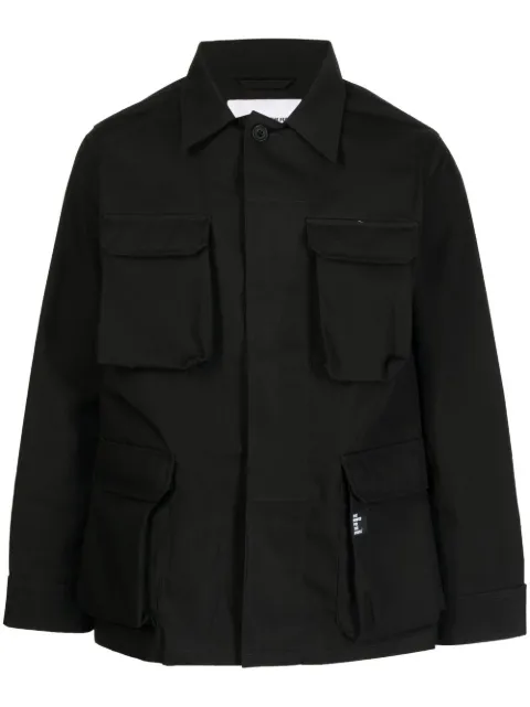 The Power For The People cargo bomber jacket Black 0002BR
