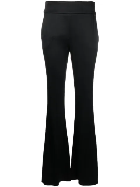 Genny high-waisted flared trousers Black 74AJA153N0190