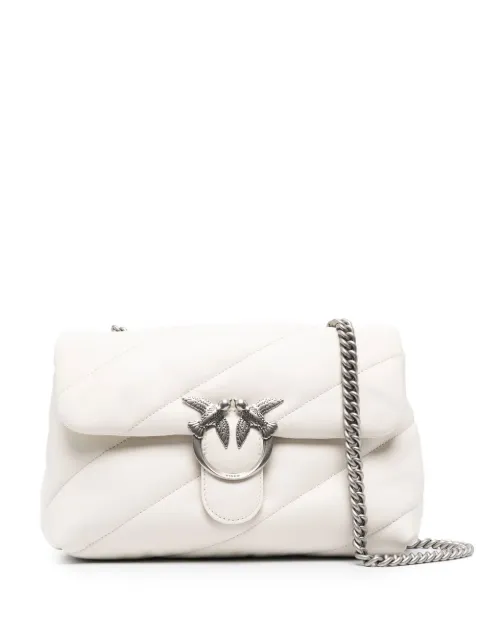 PINKO medium Classic Love Puff crossbody bag White 100038A0F2