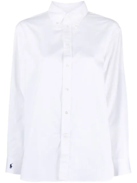 Polo Ralph Lauren button-fastening long-sleeve shirt White 211891422001