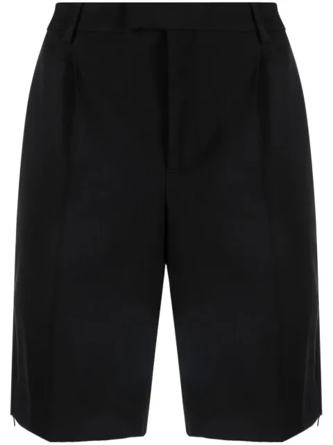 VTMNTS high-waist tailored shorts Black VL16PA160B