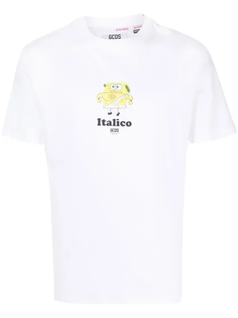 GCDS graphic-print T-shirt White SB23U130176