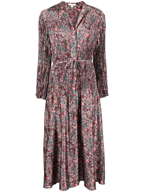 Vince Berry Blooms pleated shirt dress Multicolour V917851565