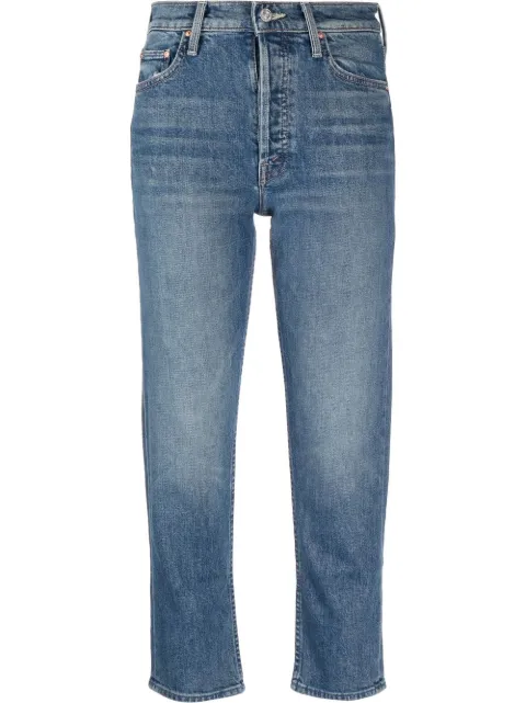 MOTHER The Tomcat cropped jeans Blue 1364259H