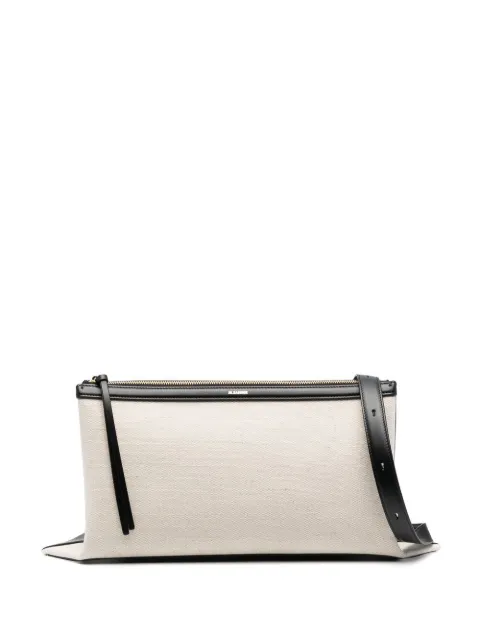 Jil Sander small logo-stamp shoulder bag Black J07WD0052P4918