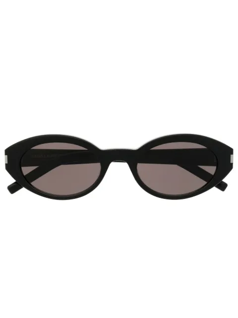 Saint Laurent Eyewear oval frame sunglasses Black SL567001