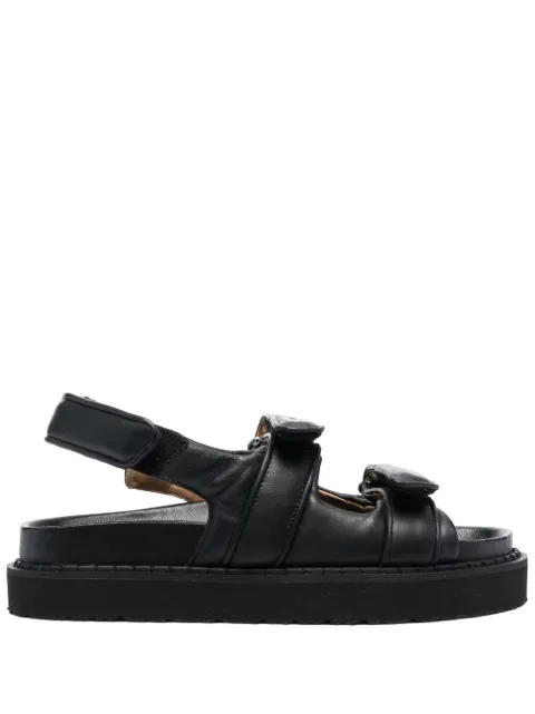 ISABEL MARANT Madee leather slingback sandals Black SD0023FAA1B60S