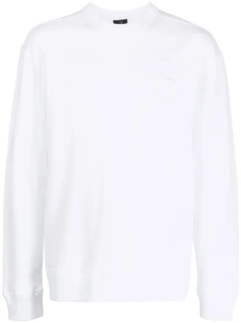 Dunhill logo-detail long-sleeve sweatshirt White DU21RL128G1123