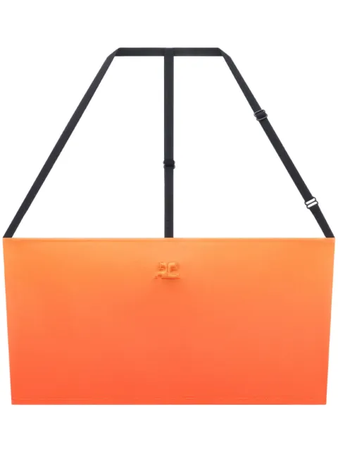 Courrèges gradient-effect bandeau top Orange 523JBR026PR0001