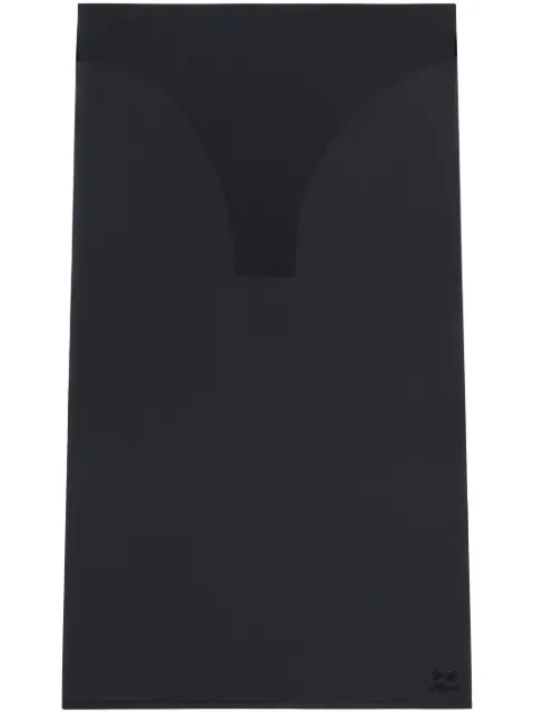 Courrèges tube-shape midi skirt Black 523JJU105JS0088