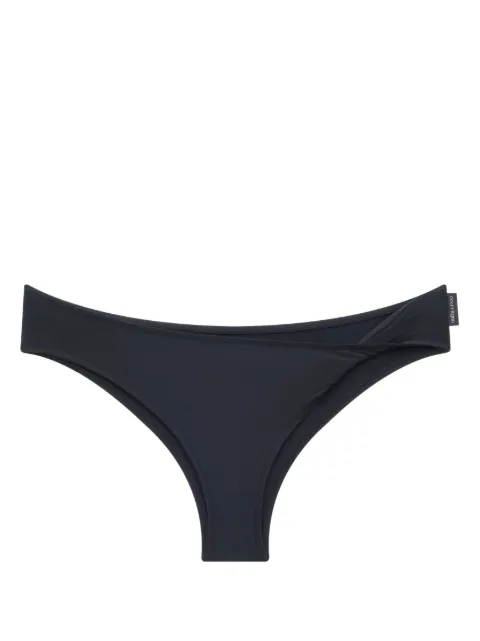 Courrèges twist-detailed bikini bottoms Black 523JMB023PA0043