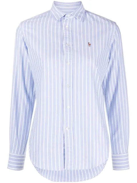 Polo Ralph Lauren Polo Pony motif striped shirt Blue 211891377004