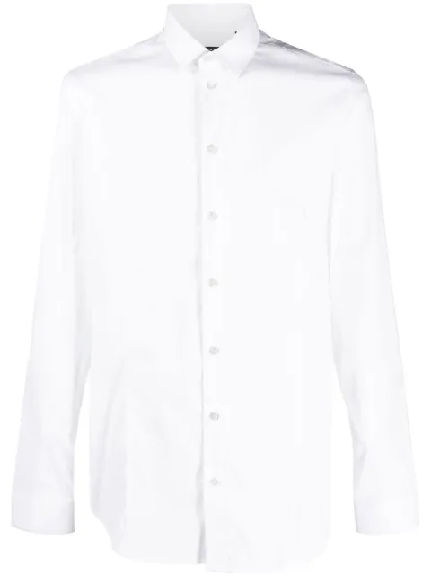 Patrizia Pepe slim-cut long-sleeve shirt White 5C0055A01
