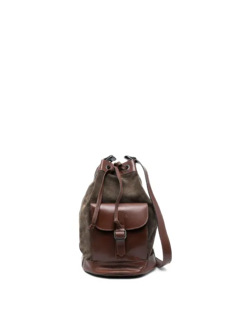 Saint Laurent Pre-Owned 1970s leather bucket bag Brown YSL780AA