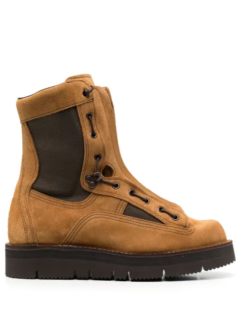 White Mountaineering x Danner Boots suede combat boots Brown WM2273803