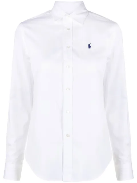 Polo Ralph Lauren logo-embroidered shirt White 211891376001