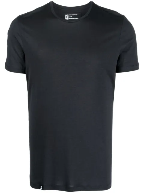 Patrizia Pepe logo hem t-shirt Blue 5M1343JT23C166