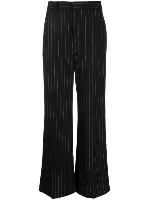 Lauren Ralph Lauren Kaitlen pinstriped wide-leg trousers Black 200891174