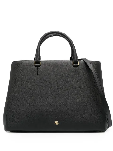Lauren Ralph Lauren Hanna leather satchel bag Black 431898556
